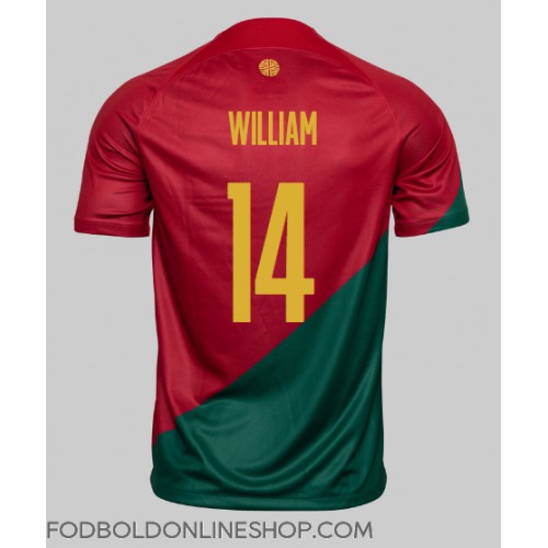 Portugal William Carvalho #14 Hjemmebanetrøje VM 2022 Kortærmet